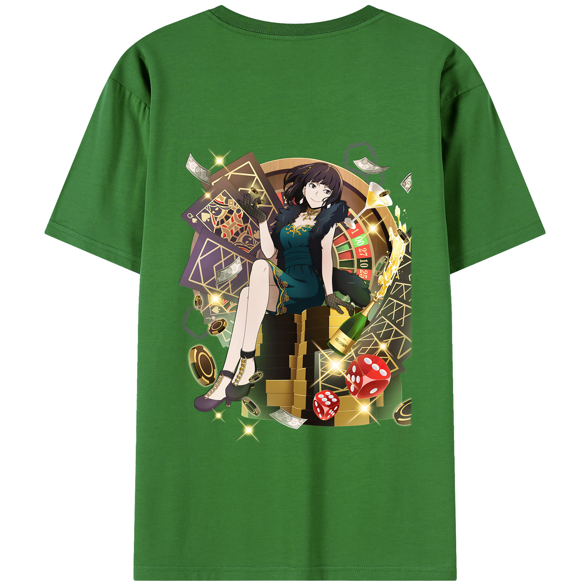 （画像用） 文豪ストレイドッグス Bungo Stray Dogs レディース半袖Tシャツ(バックプリント)